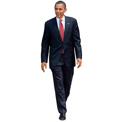Barack Obama Walking Cardboard Cutout