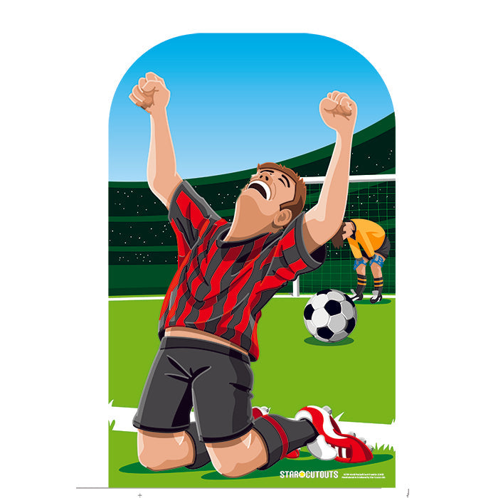 Child Football Soccer Stand In Cardboard Cutout