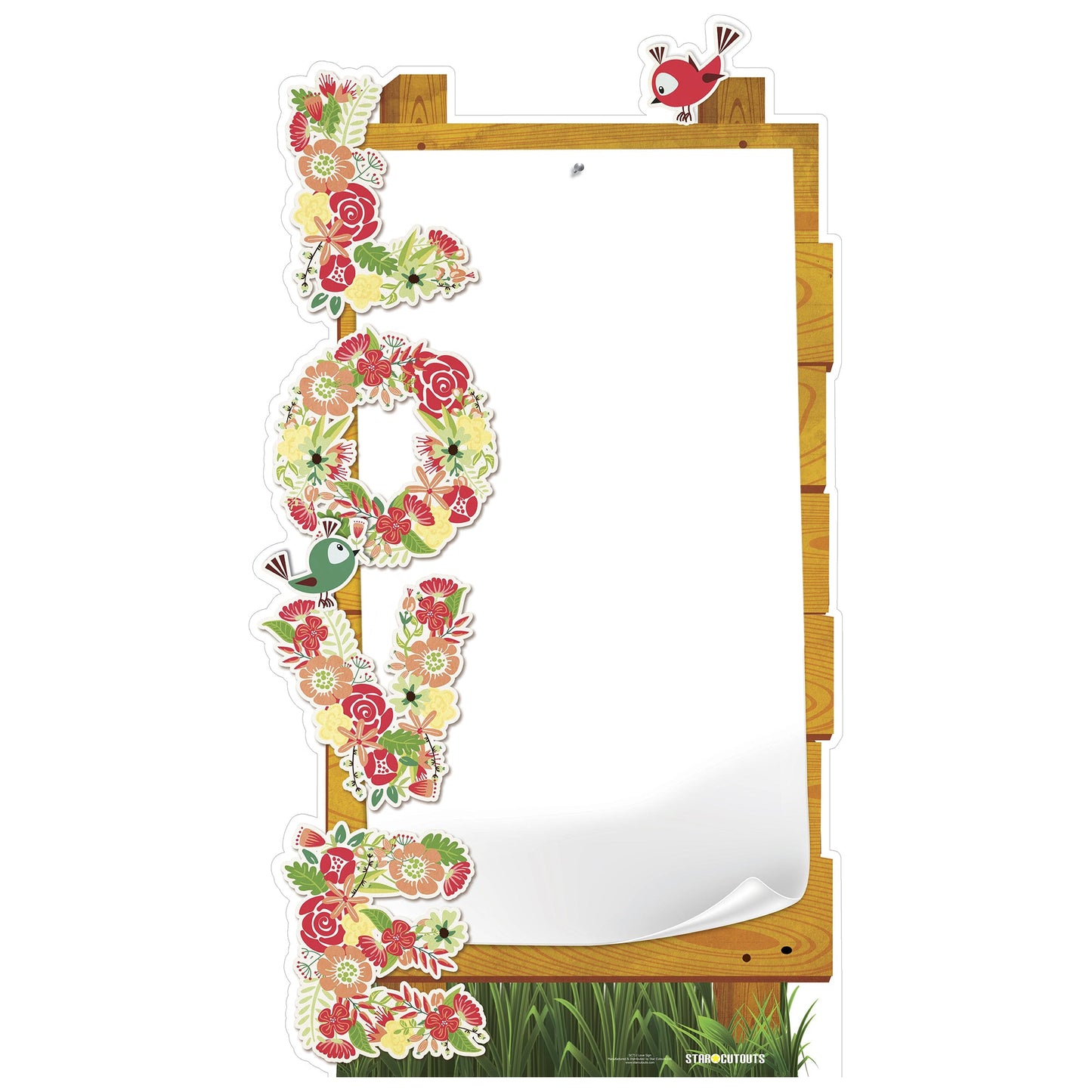 Love Sign Cardboard Cutout