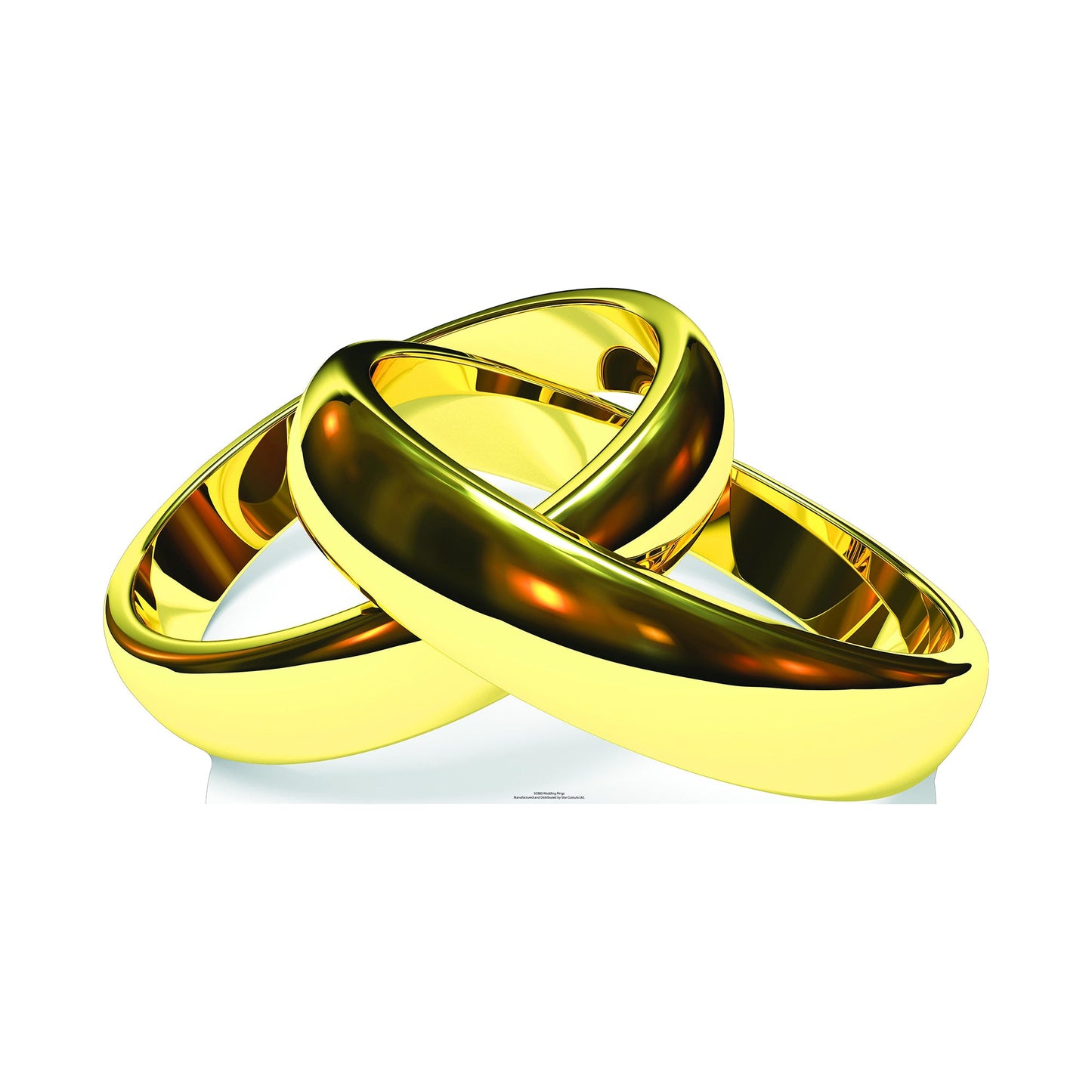 Wedding Rings Cardboard Cutout