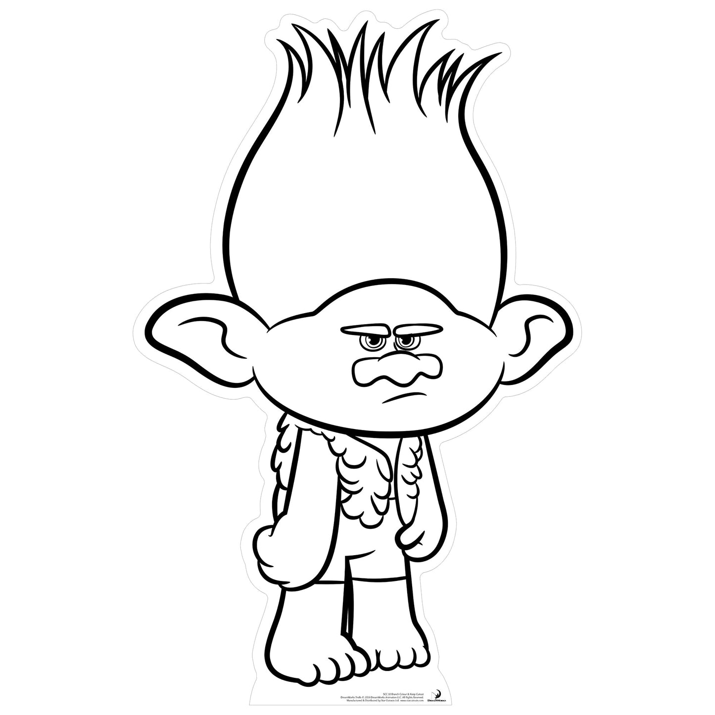 Branch Color In Cardboard Cutout