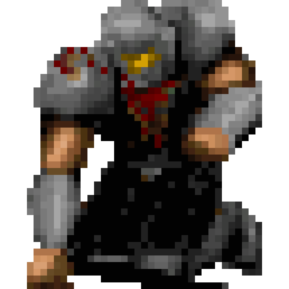 Video Game 16-bit Doomed Space Marine Cardboard Cutout