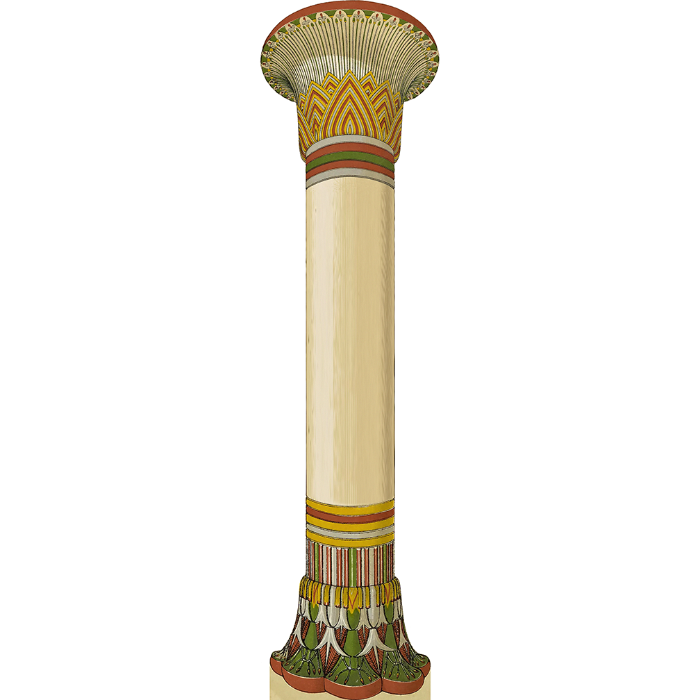 Ancient Egyptian Pillar Prop Cardboard Cutout