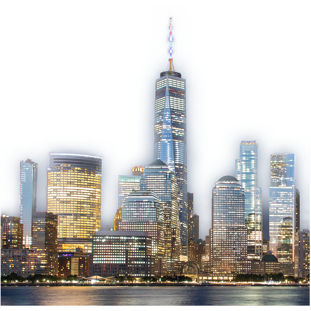 Manhattan Skyline Cardboard Cutout