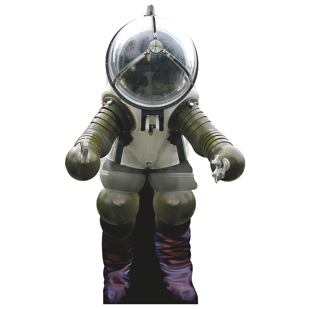JIM Atmospheric Deap Sea Diving Suit Cardboard Cutout