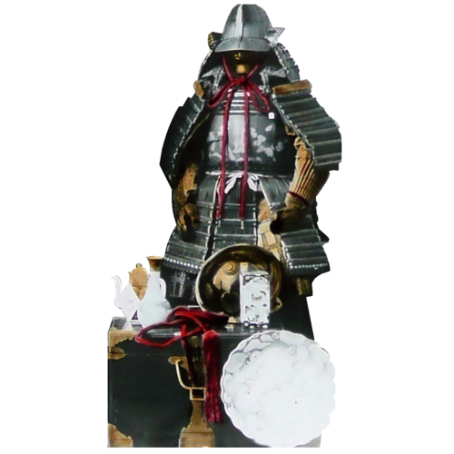 Samurai Mannequin Armor Display Cardboard Cutout