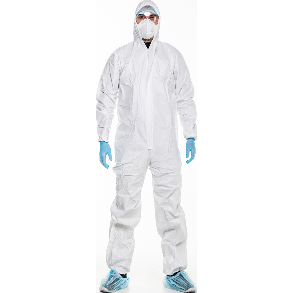 Doctor in Protective Gear Cardboard Cutout