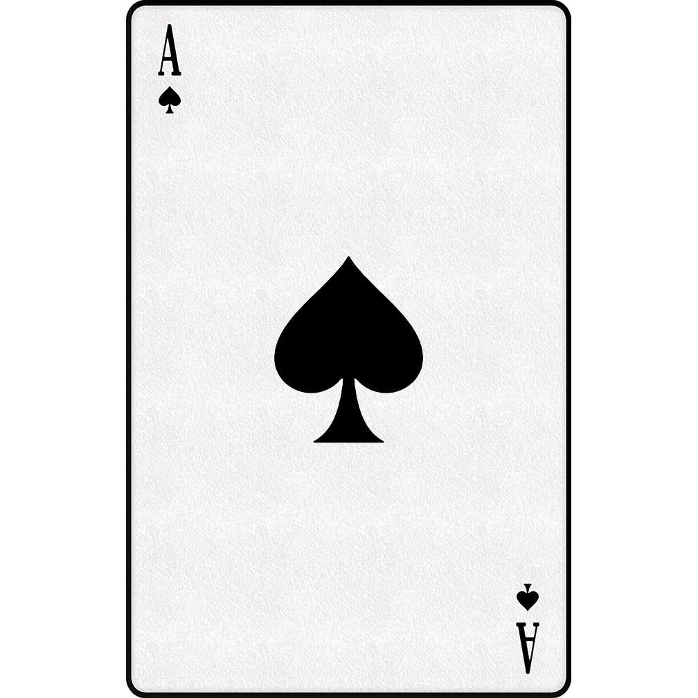 Ace of Spades Playing Card Cardboard Cutout