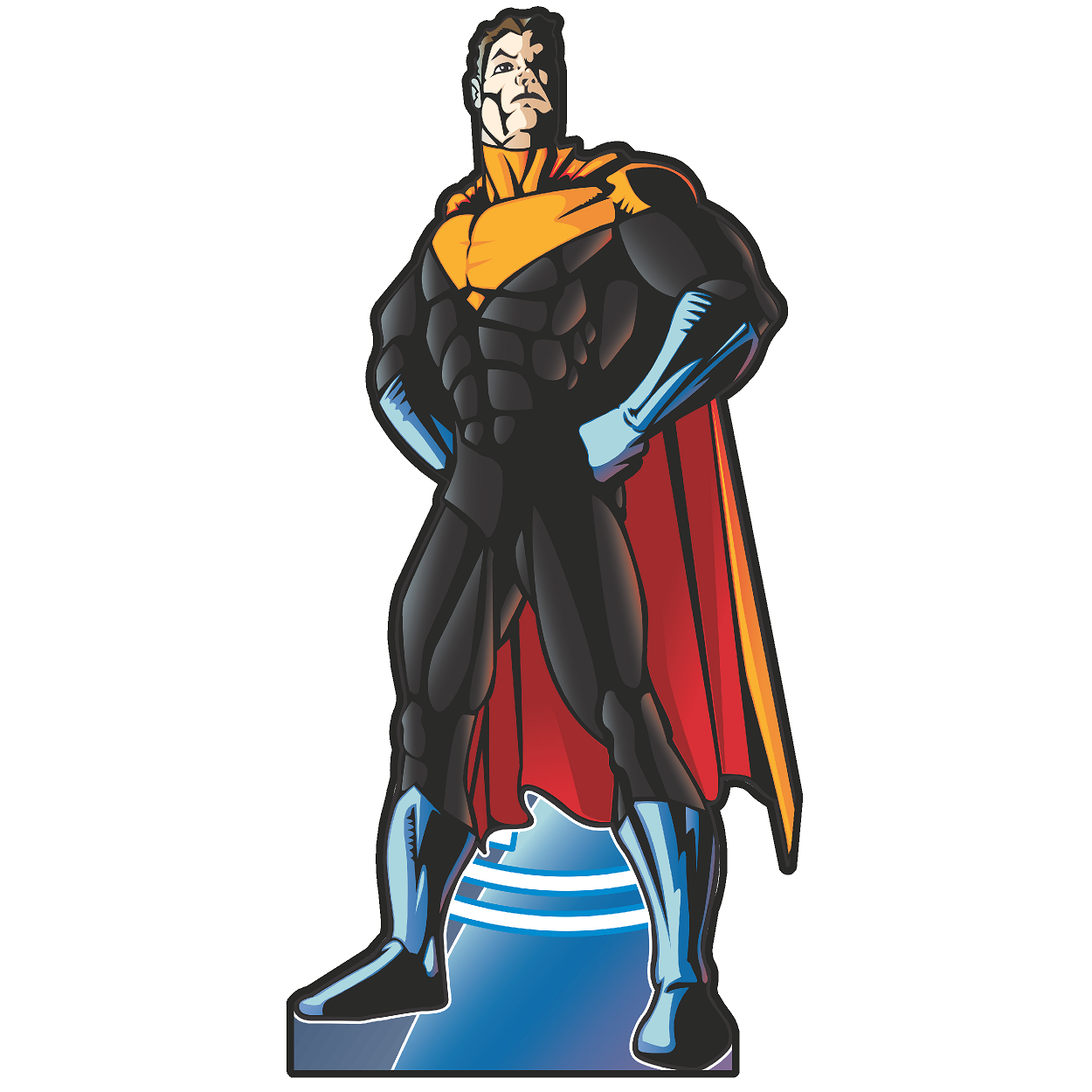 Titan of Space and Time Super Hero Cardboard Cutout