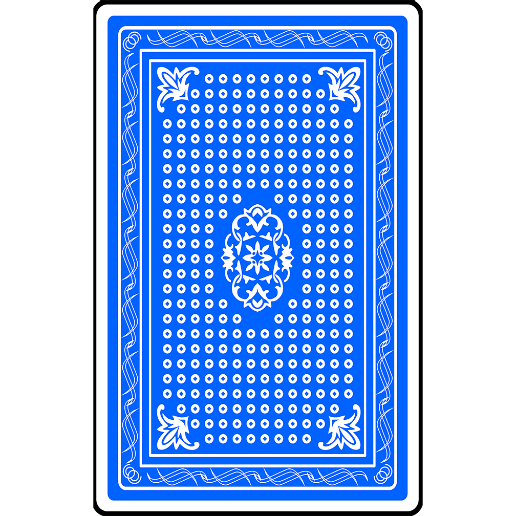Playing Card Back Side Cardboard Cutout