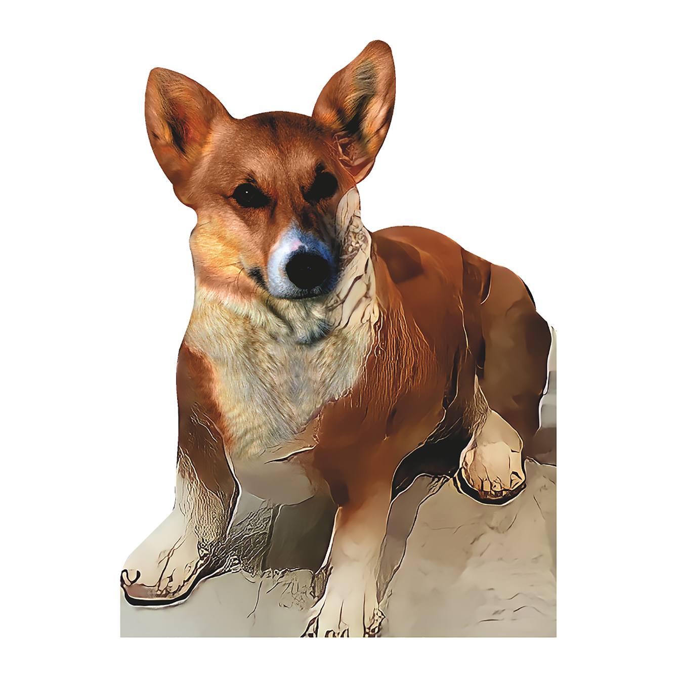 Queen Elizabeth II's Royal Corgi Dog Cardboard Cutout