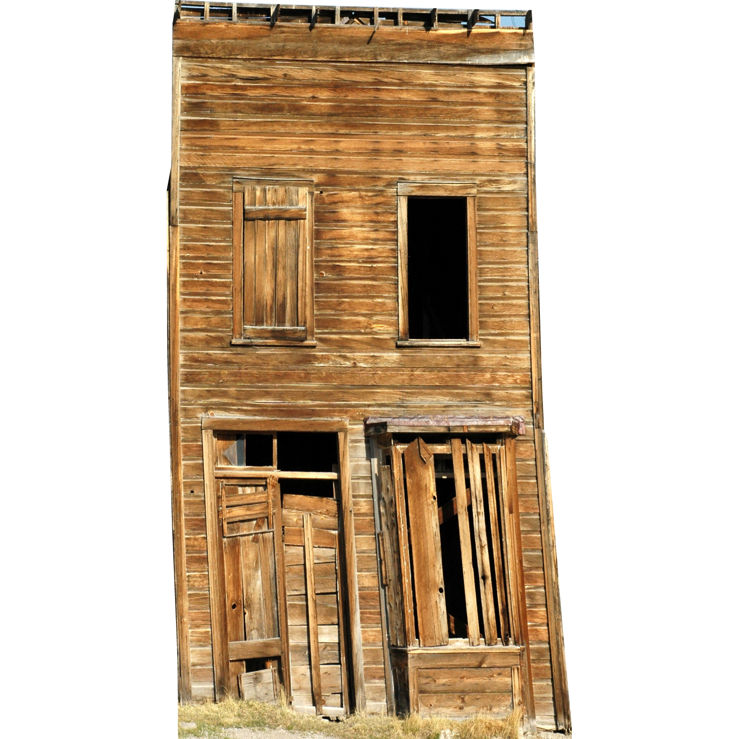 1800s Ghost Town Old Building Cardboard Cutout