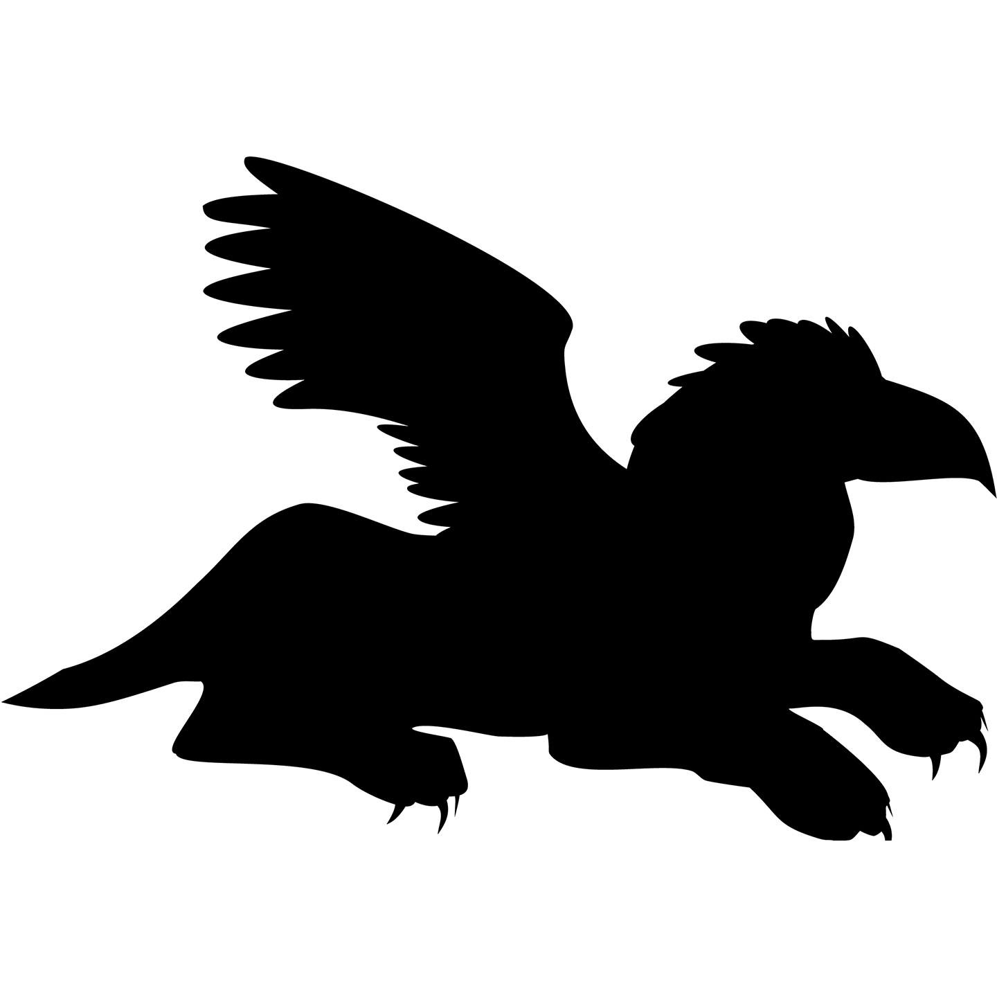 Griffin Mythical Creature Fantasy Silhouette Cardboard Cutout