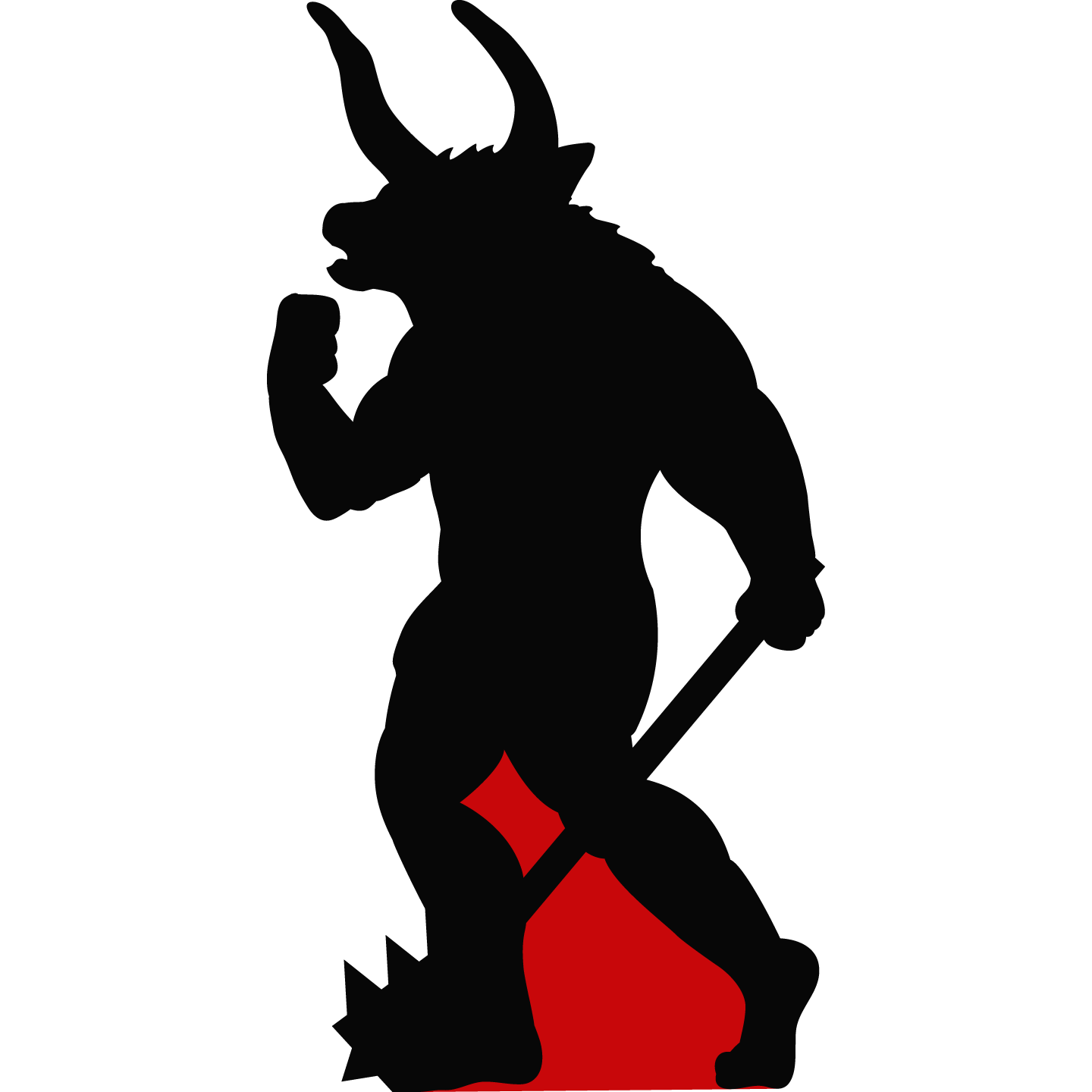 Minotaur Silhouette Cardboard Cutout