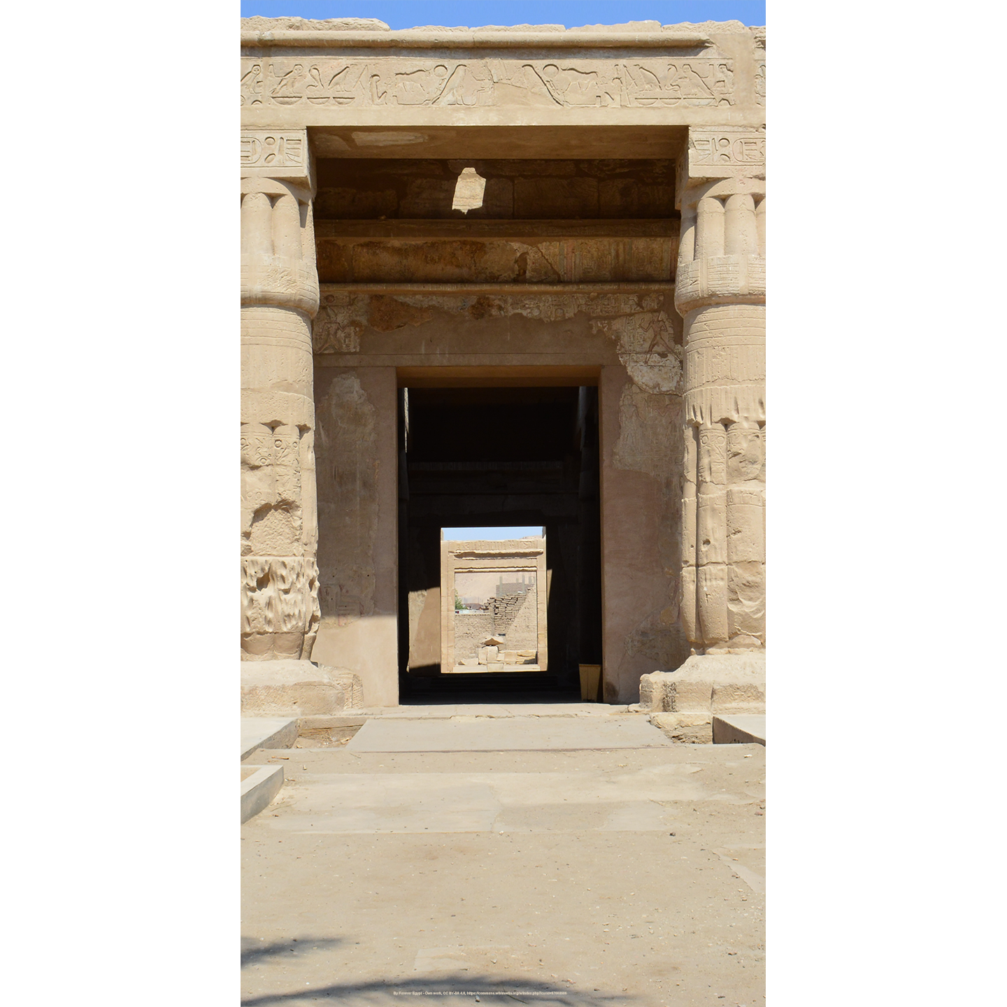 Temple of Seti I Abydos Pharaoh Egypt Backdrop Cardboard Cutout