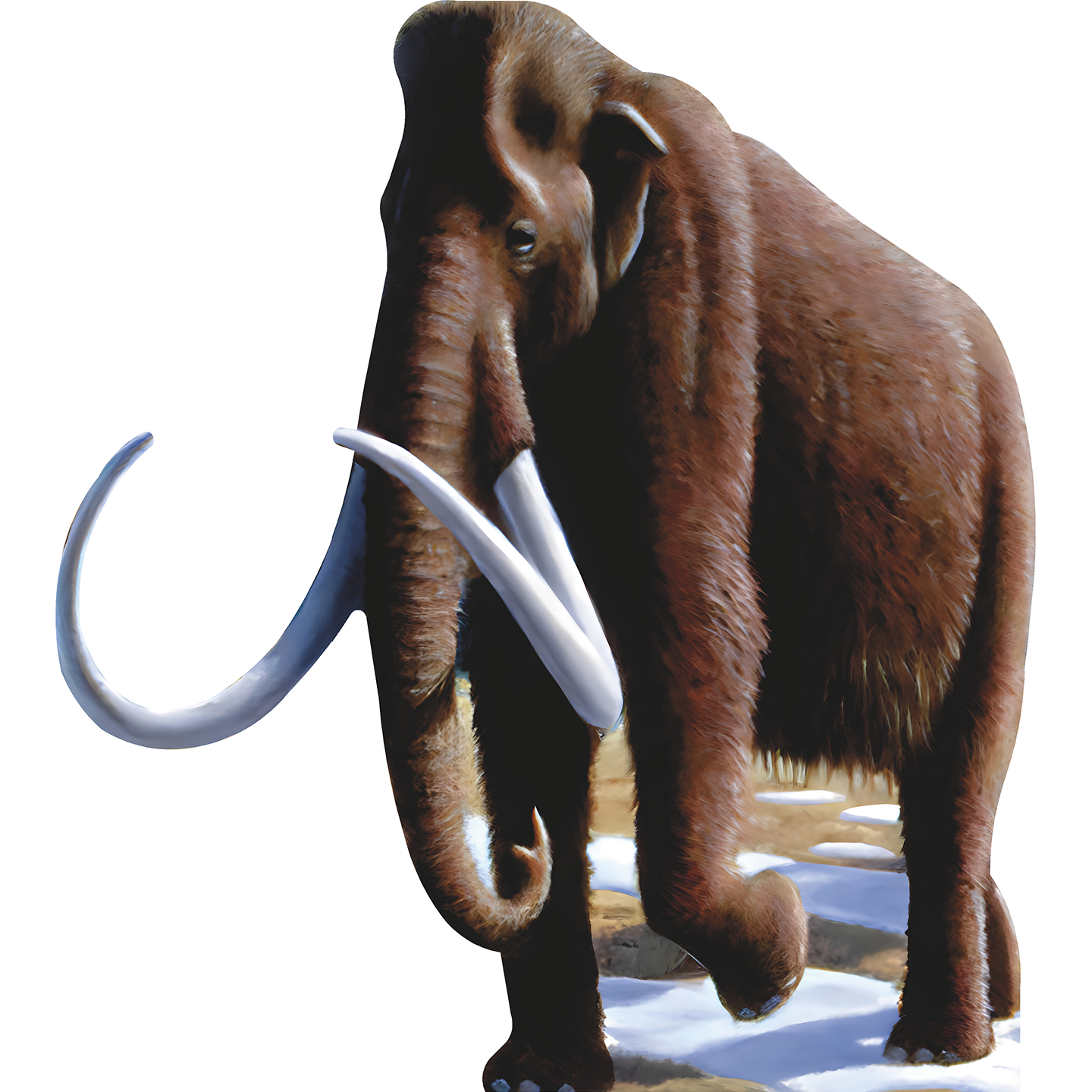 Paleolithic Woolly Mammoth Prehistoric Beast Cardboard Cutout