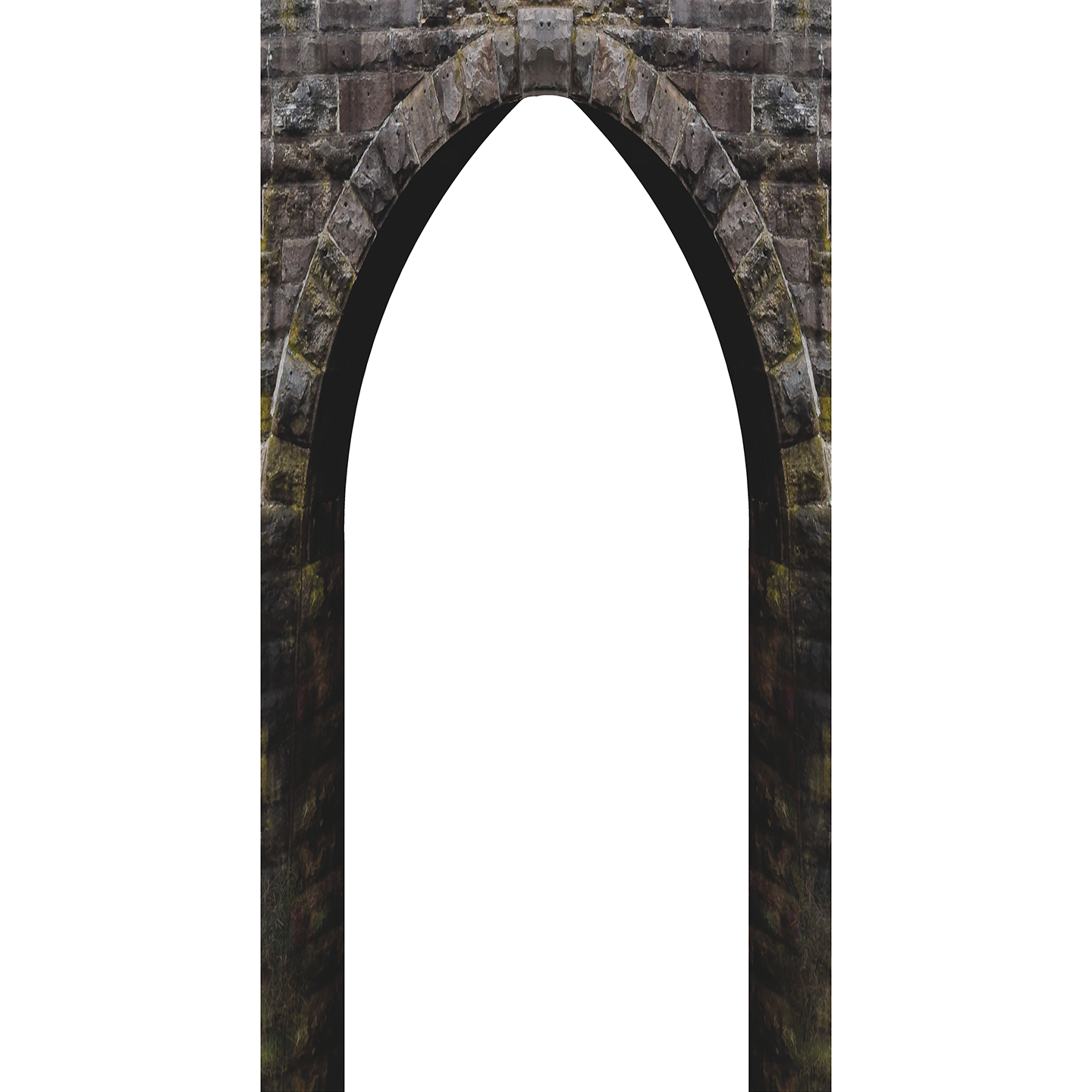 Gothic Stone Arch Cardboard Cutout