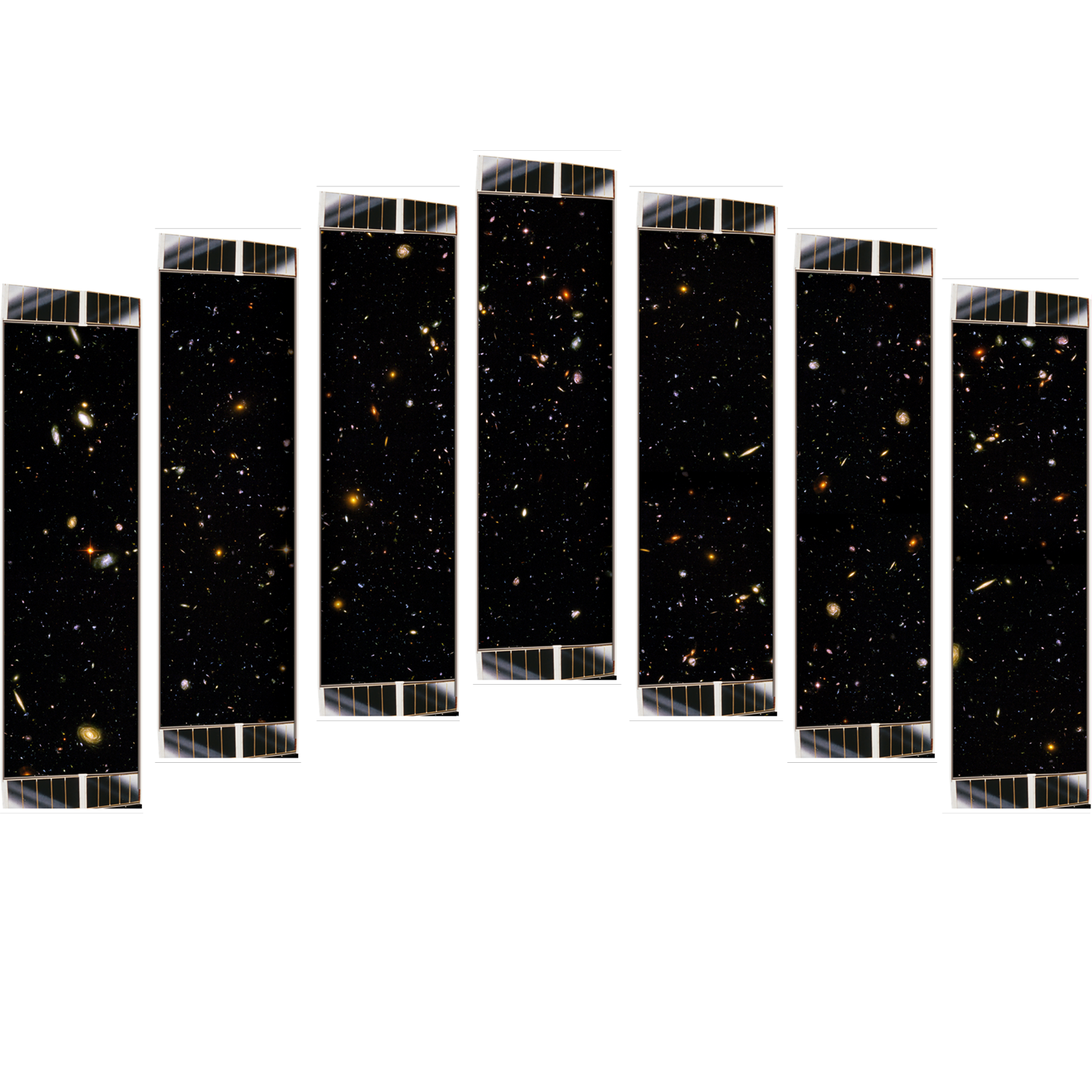 Windows to Space Ultra Deep Field Galaxies Cardboard Cutout