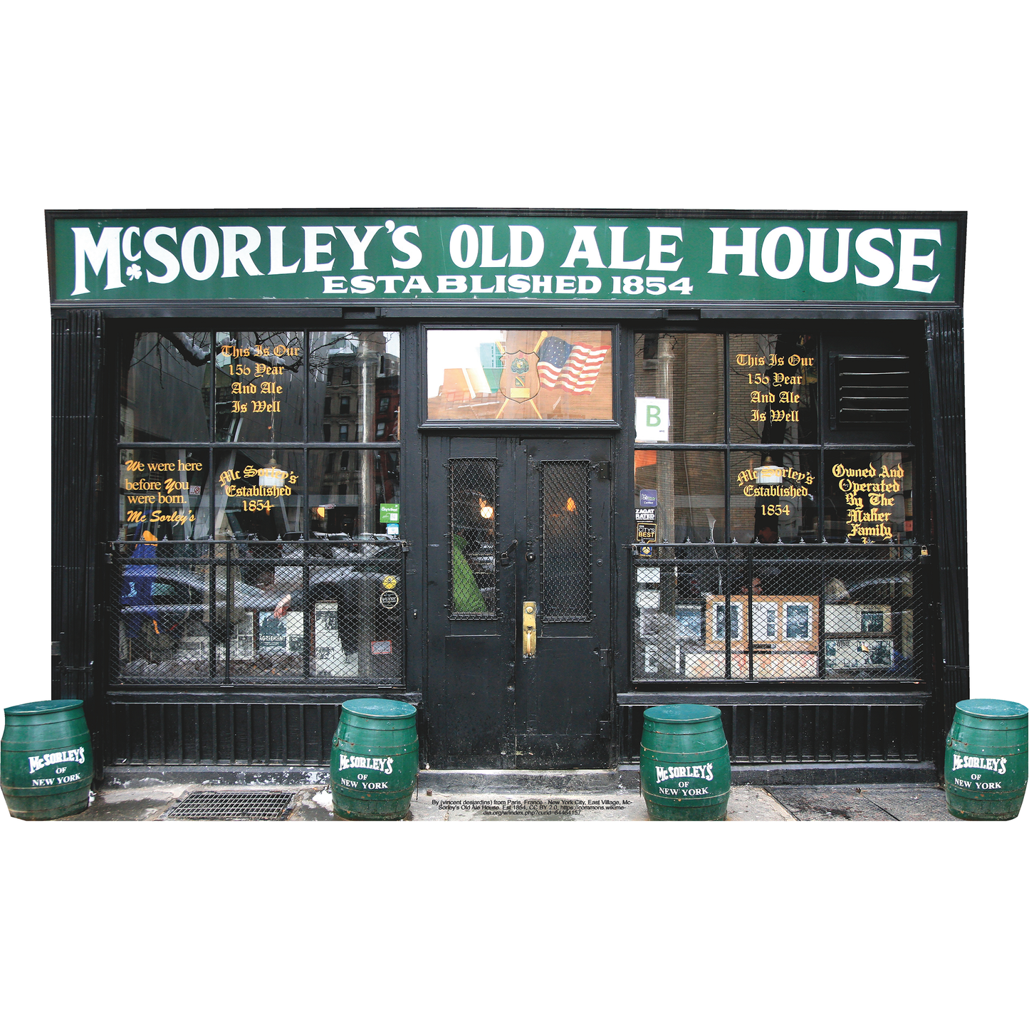 McSorlys NYC - Old Ale House Cardboard Cutout
