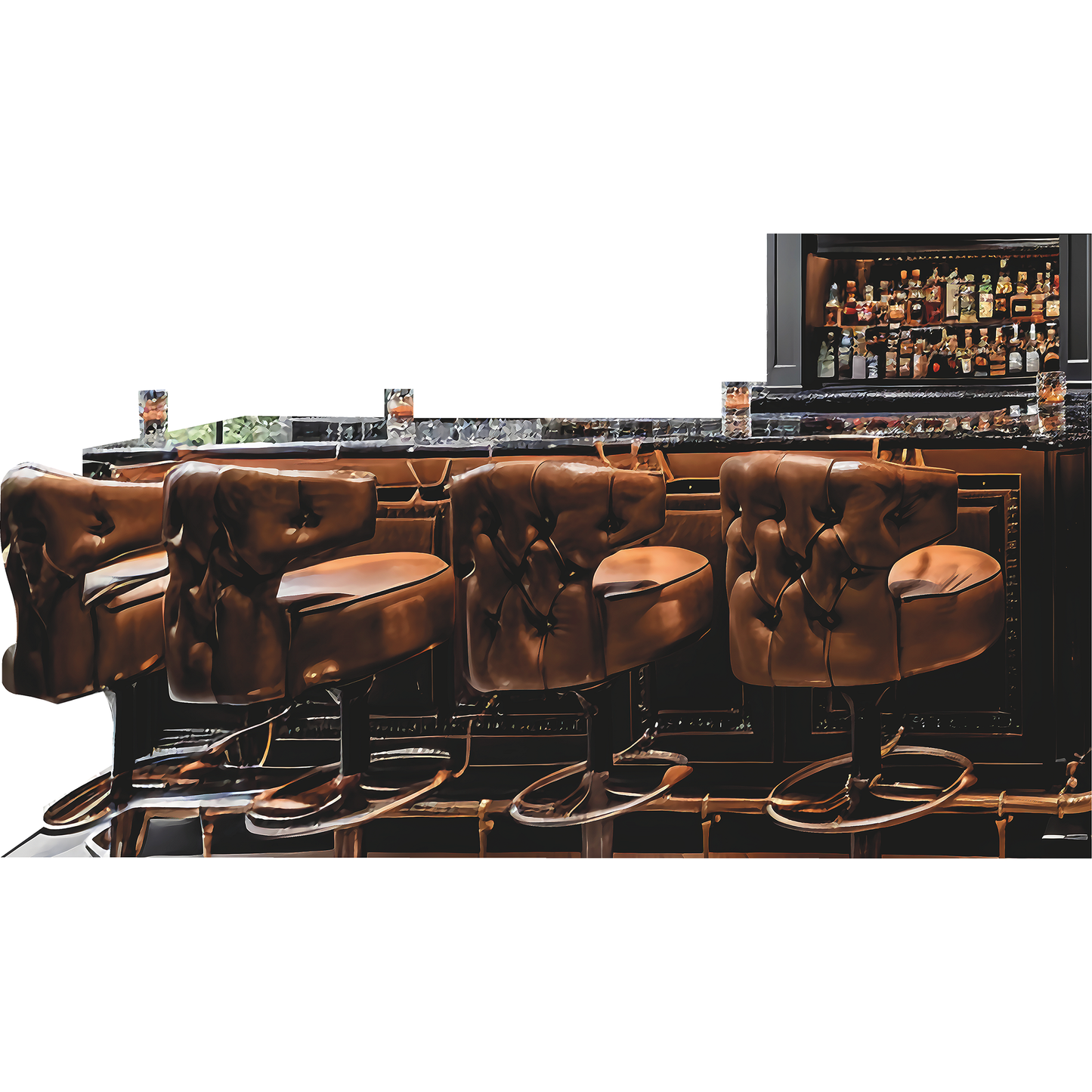 Western Saloon Cardboard Cutout