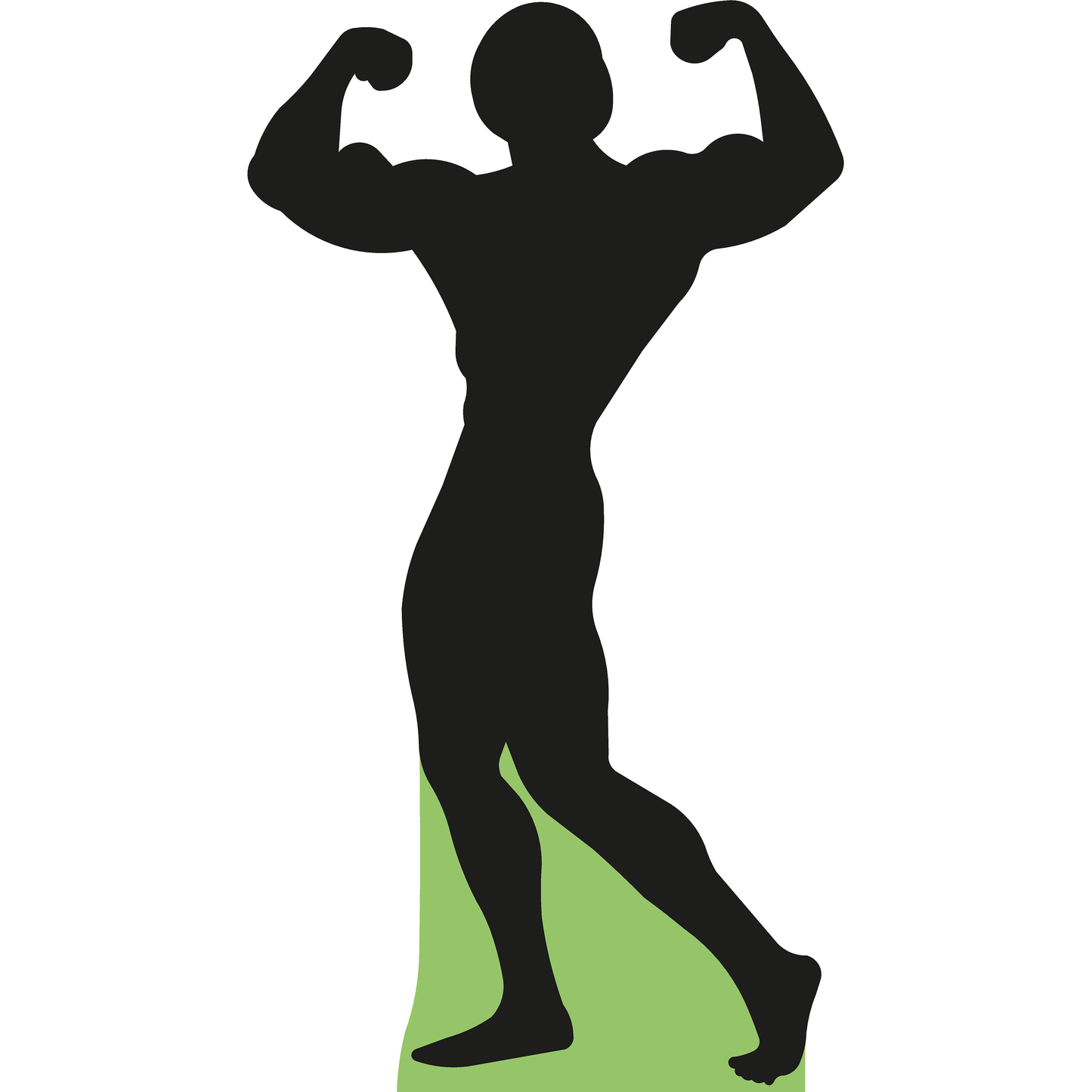 Mr. Universe Bodybuilder Strongman Muscle Pose Cardboard Cutout