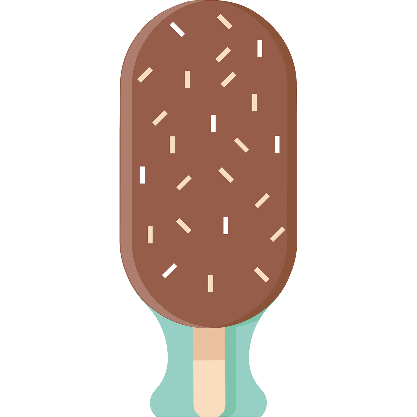 Ice Cream Bar Stick Cardboard Cutout
