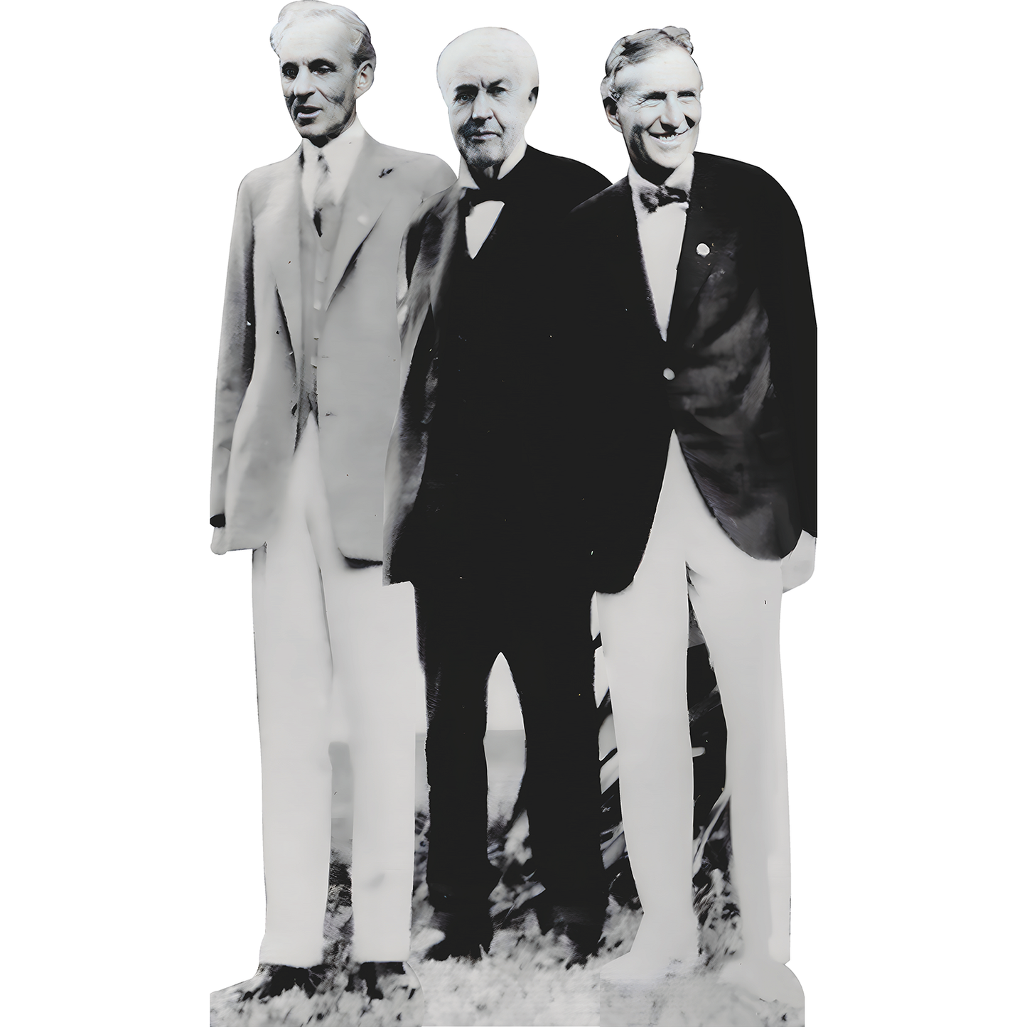 Harvey Firestone Henry Ford Thomas Edison Cardboard Cutout