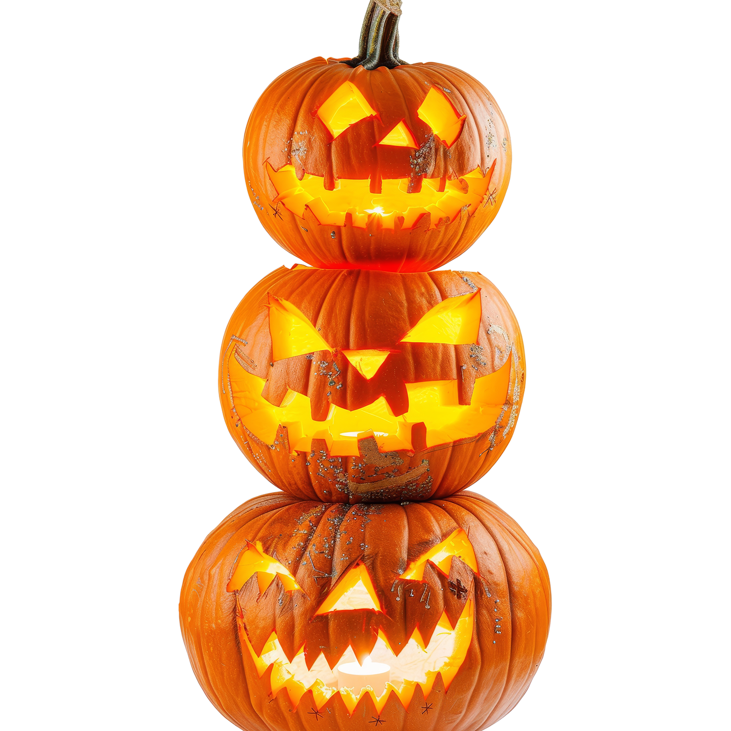 Halloween Jack O Lantern Pumpkin Stack Cardboard Cutout