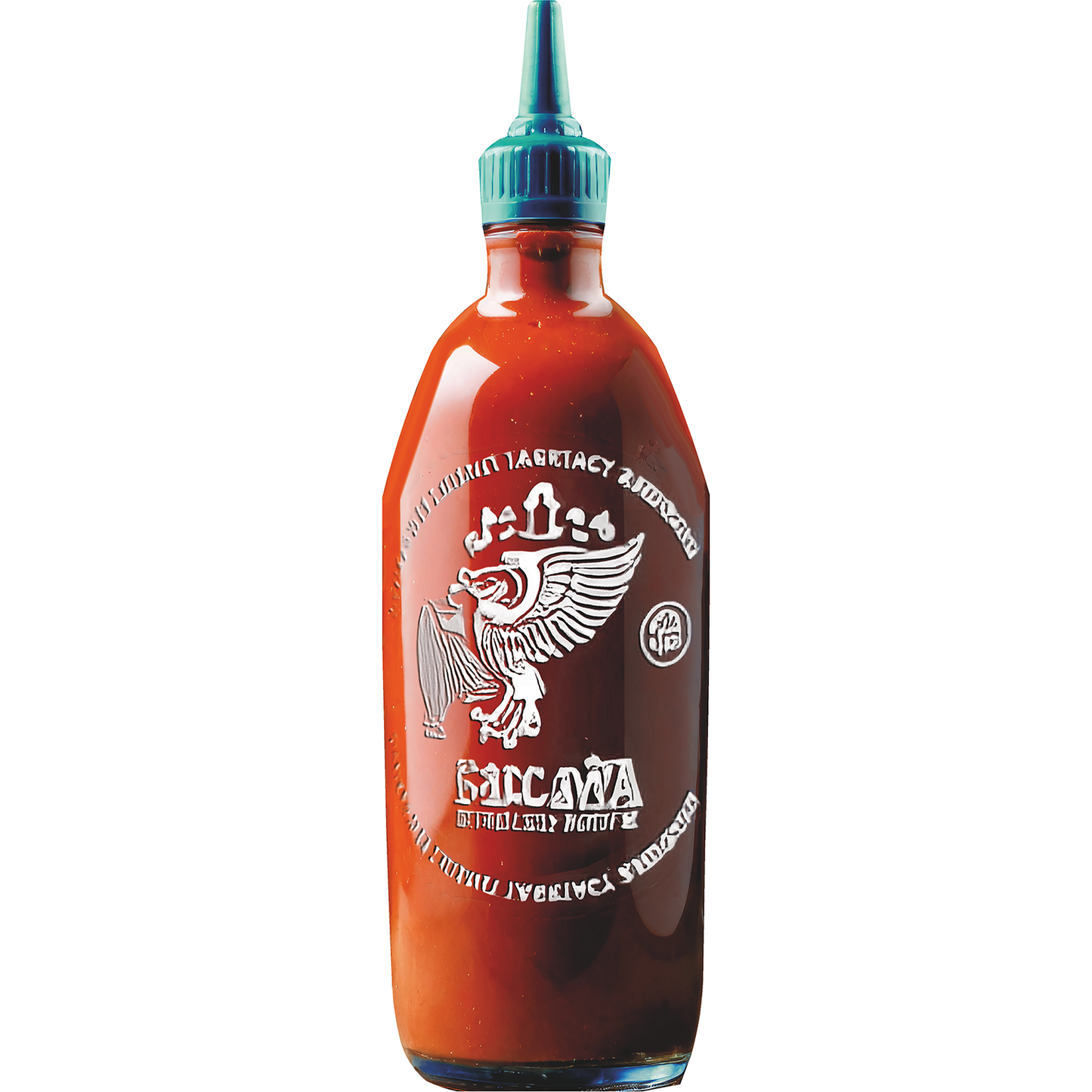 Red Hot Pepper Sriracha Chili Garlic Sauce Squeeze Bottle Cardboard Cutout