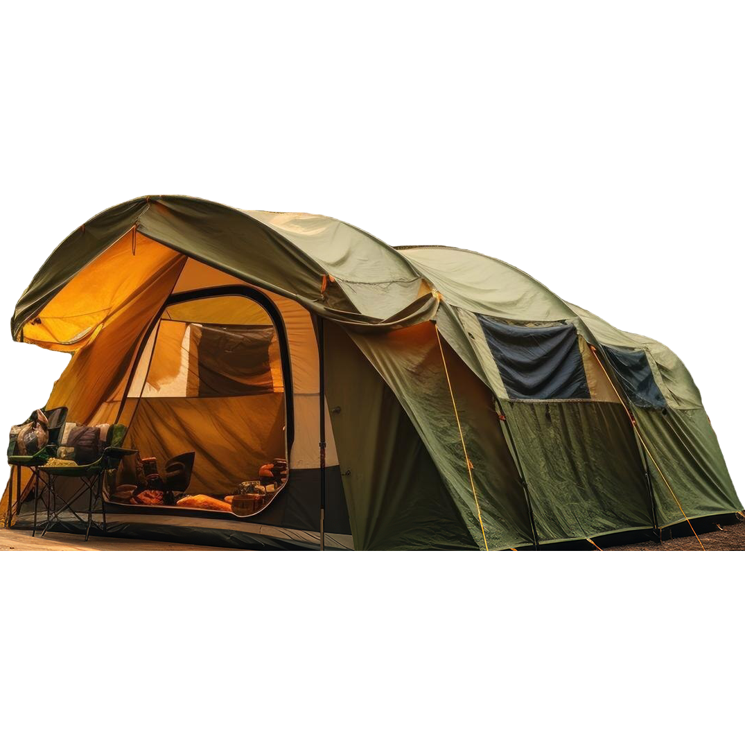 Camping Tent Outdoor Vacation Cardboard Cutout