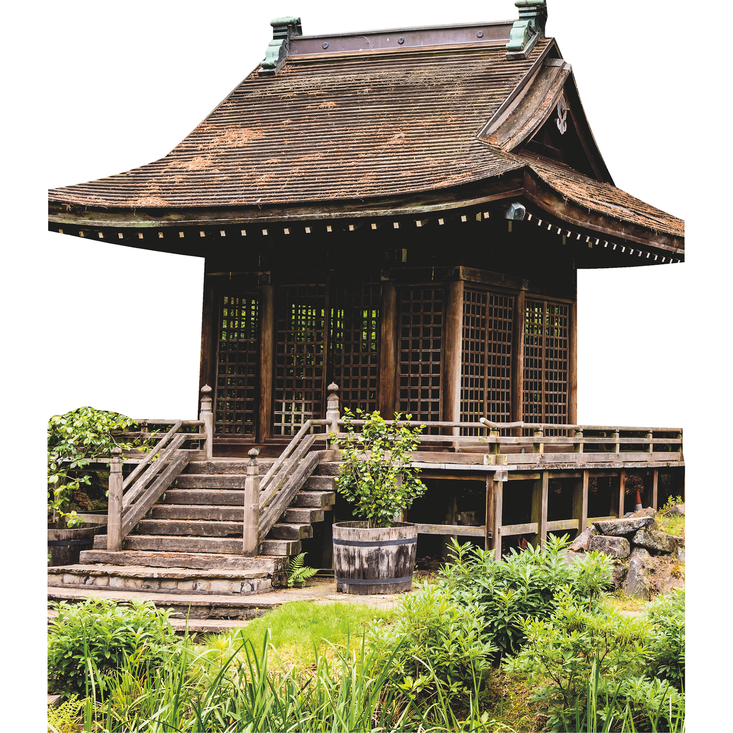 Japanese Shinto Shrine Tatton Park Garden Cardboard Cutout