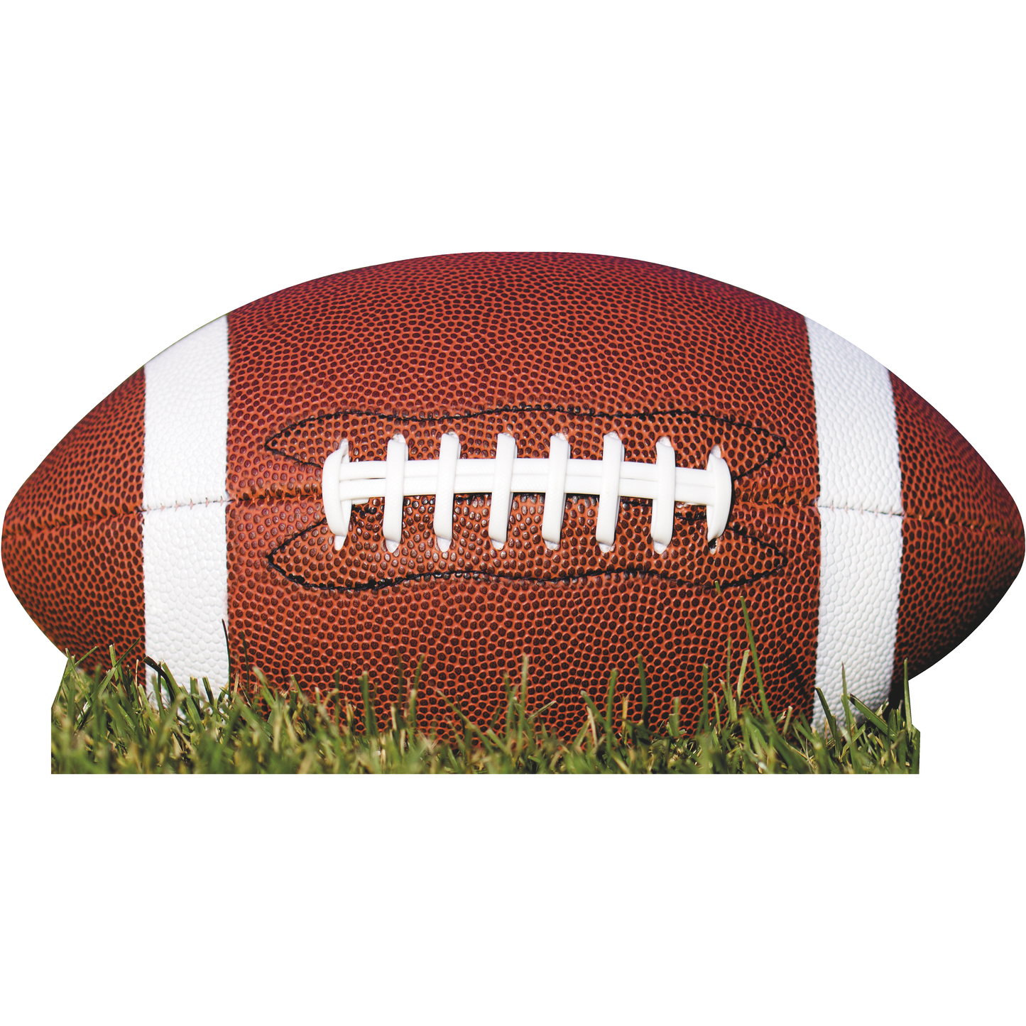 Football on Grass Cardboard Cutout