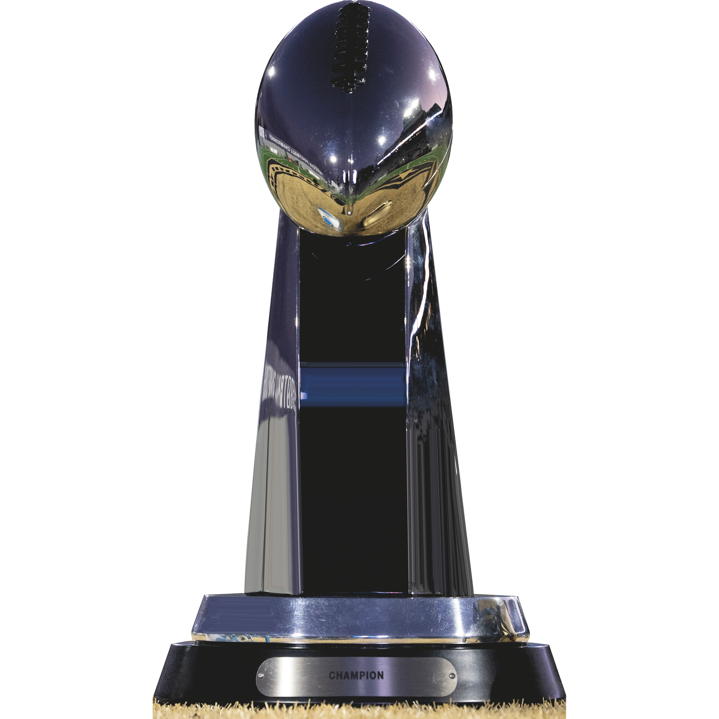 Football Championship Game Trophy Cardboard Cutout