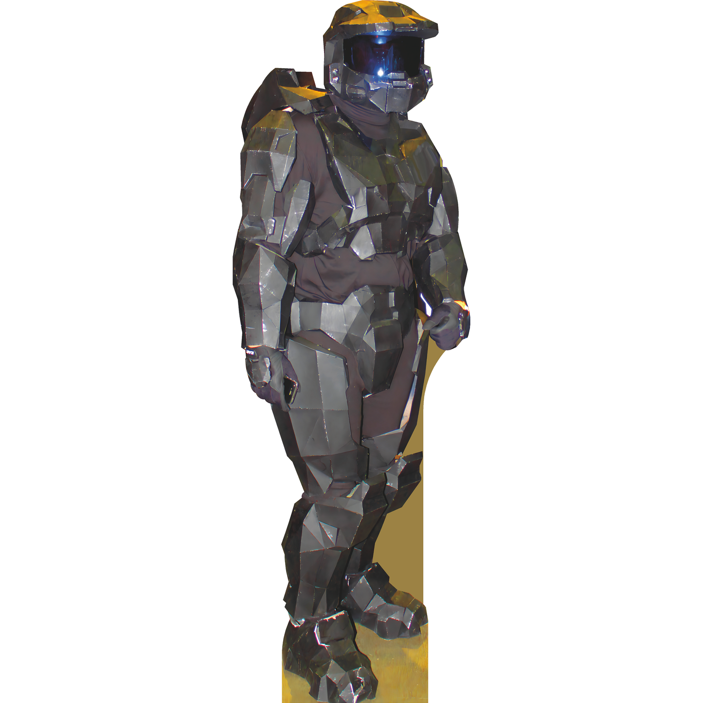 Chief Master Marine Soldier Red Vs Blue Deathmatch Cardboard Cutout