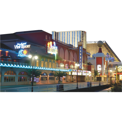 Atlantic City Boardwalk New Jersey Beach Cardboard Cutout