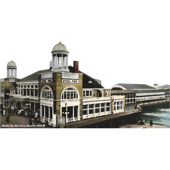 Steel Pier Atlantic City New Jersey 1930 Cardboard Cutout