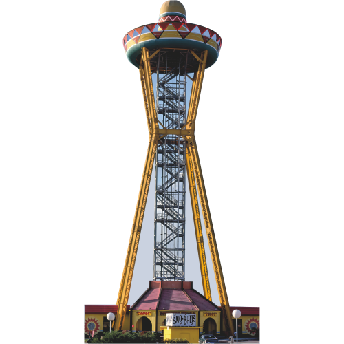 South of the Border Sombrero Water Tower Roadside Attraction South Carolina Cardboard Cutout