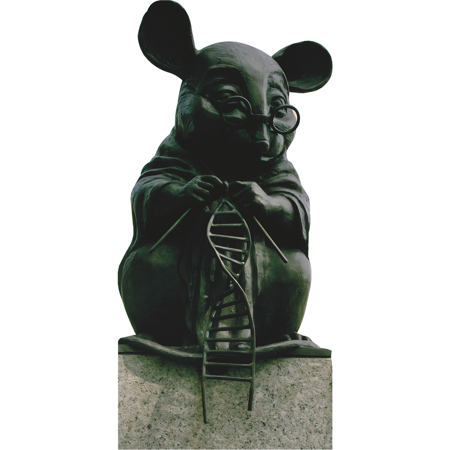 Lab Mouse Memorial Knitting DNA Institute Cytology Genetics Russia Cardboard Cutout