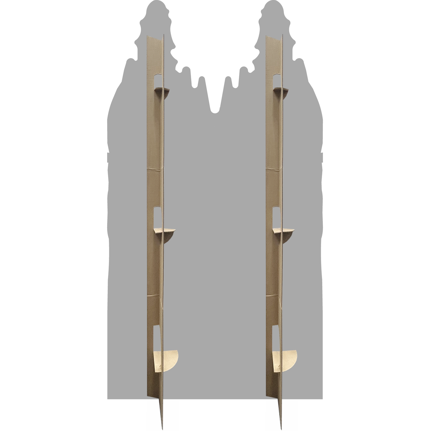 Christmas Candy Cane Lane North Pole Backdrop Prop Cardboard Cutout