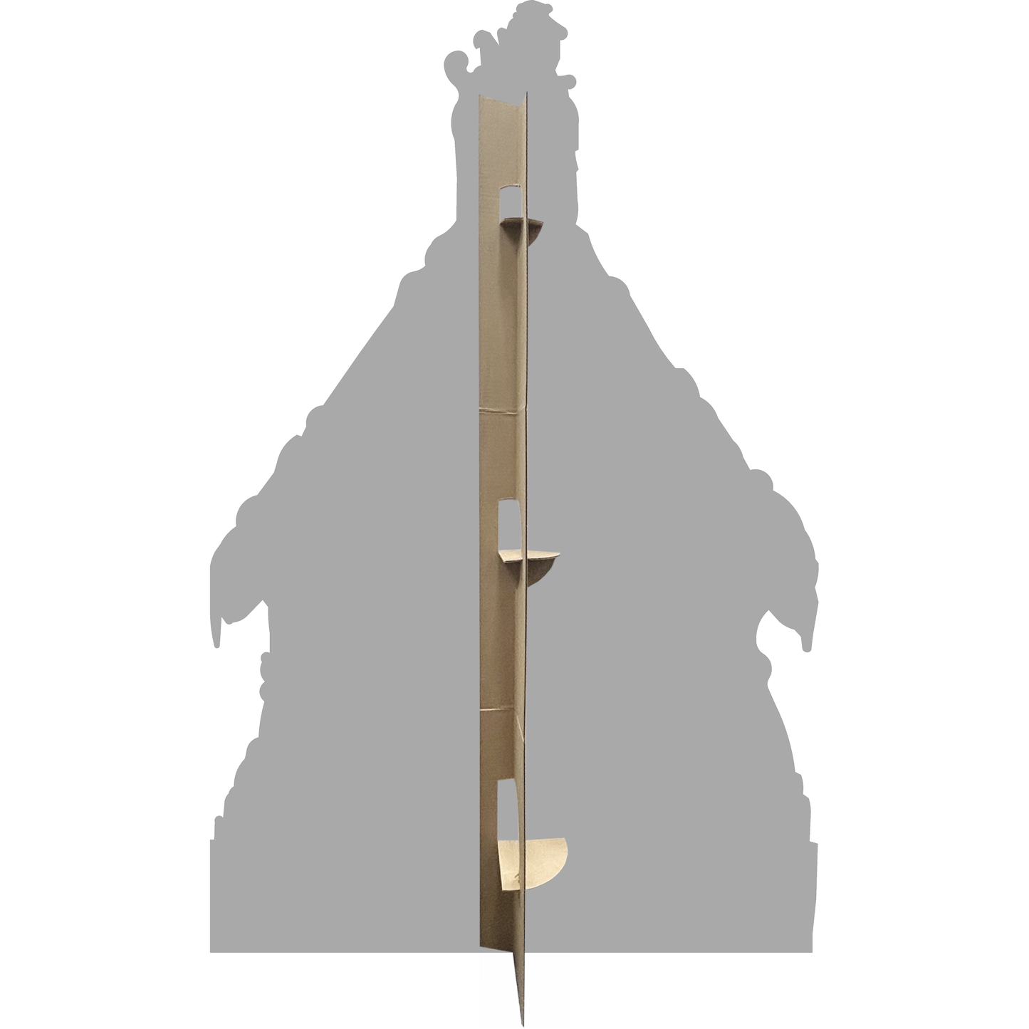 Christmas Gingerbread House Candy Cane Frosting Icing Santa Cardboard Cutout