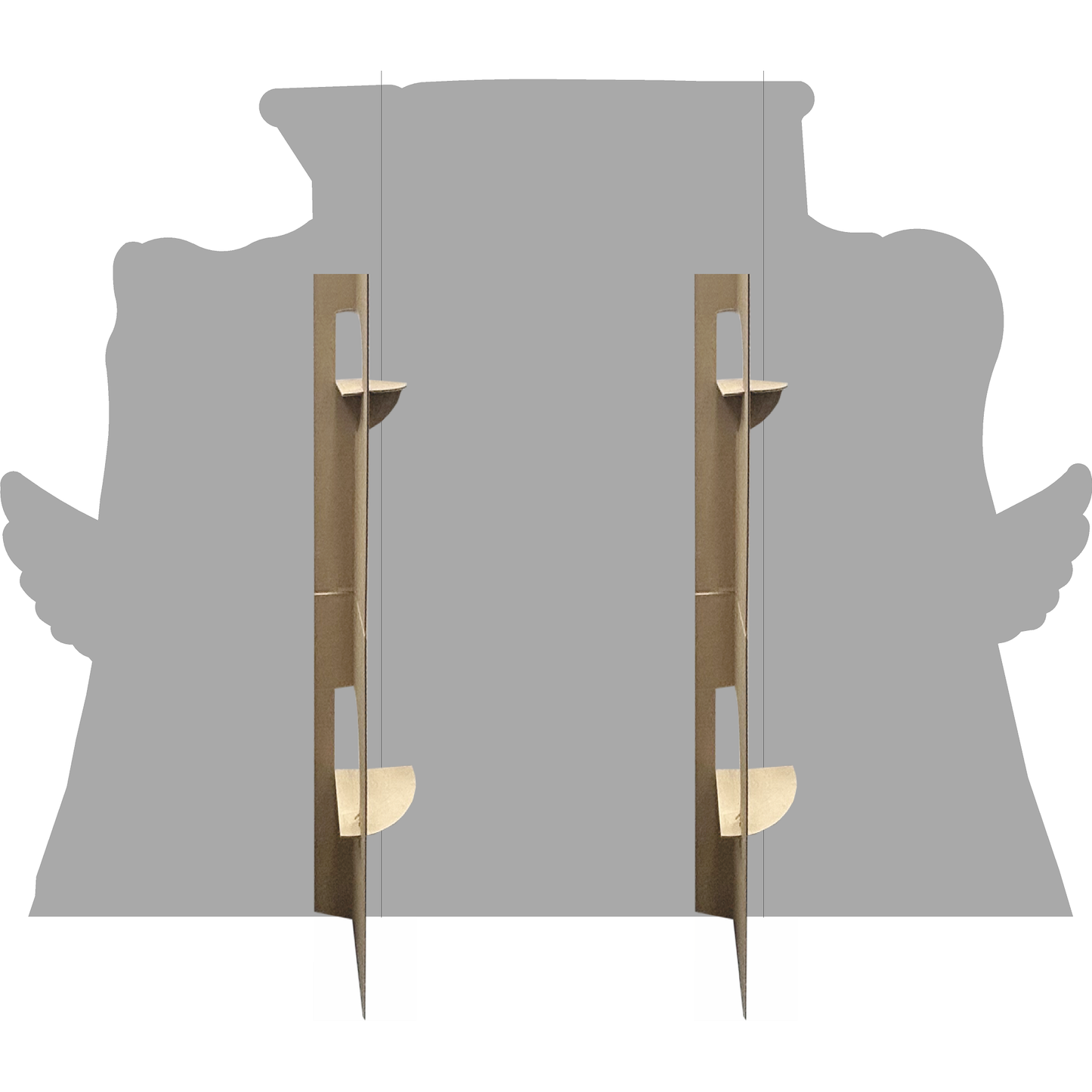 Merry Christmas Angels Cardboard Cutout