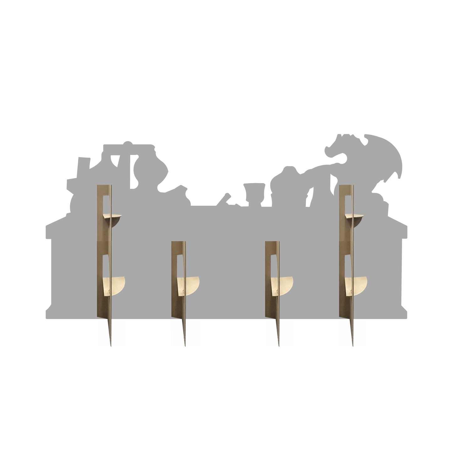 Medieval Fantasy Wizard Potion Mix Alchemy Magic Lab Prop Cardboard Cutout