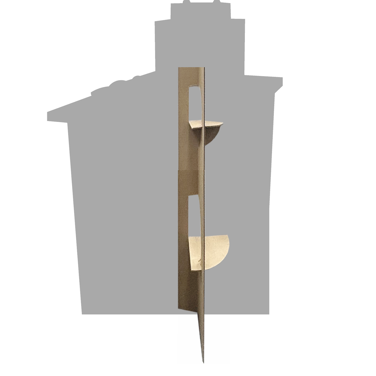 Old Fashioned Early 1900s Radio Cardboard Cutout