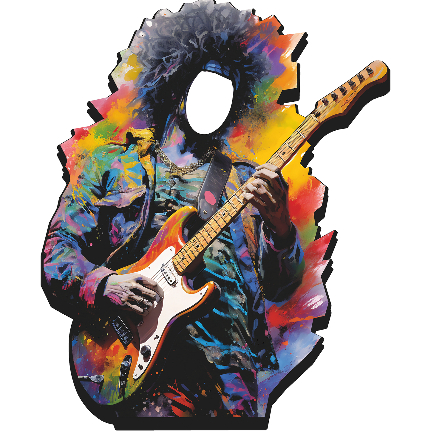 Jimi Rock Woodstock Voodoo Haze Experience 1969 Stand In