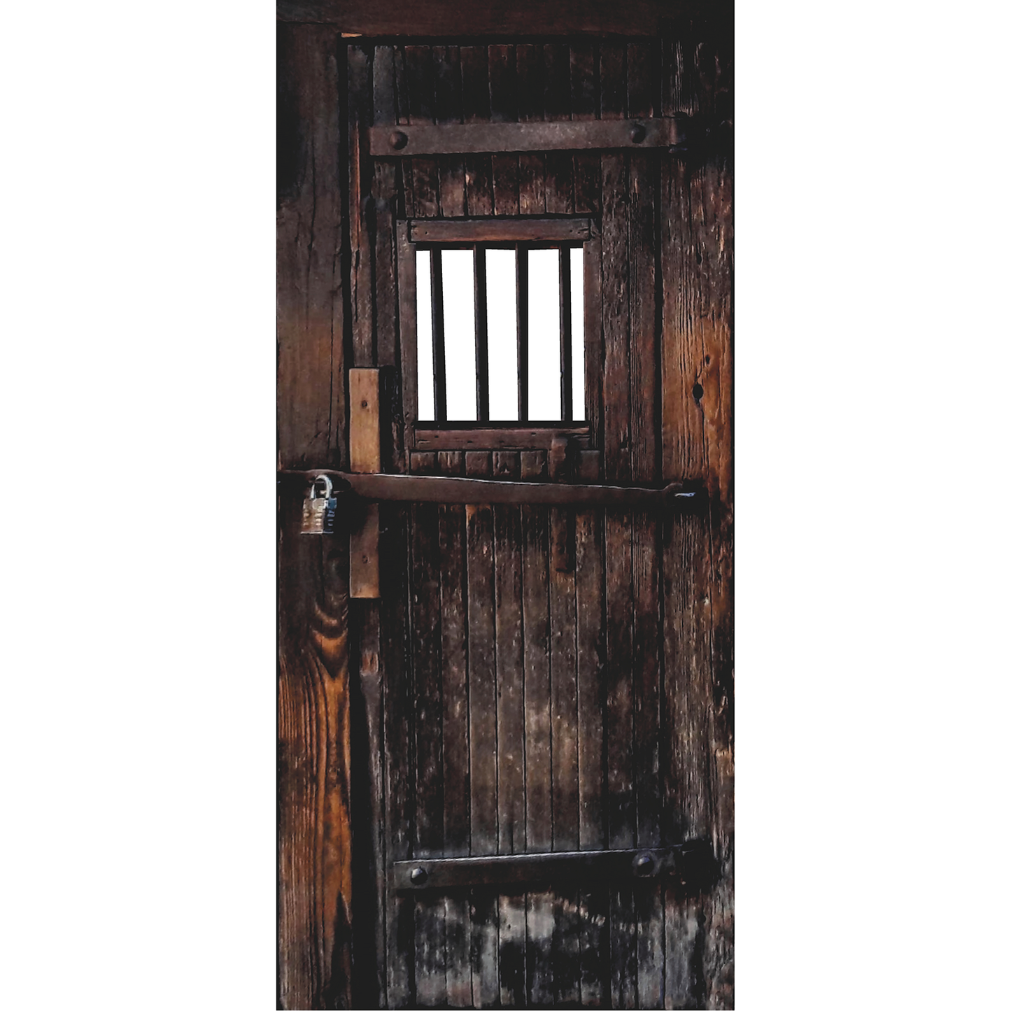 Old West Western Jail Cell Prison Stand In Cardboard Cutout