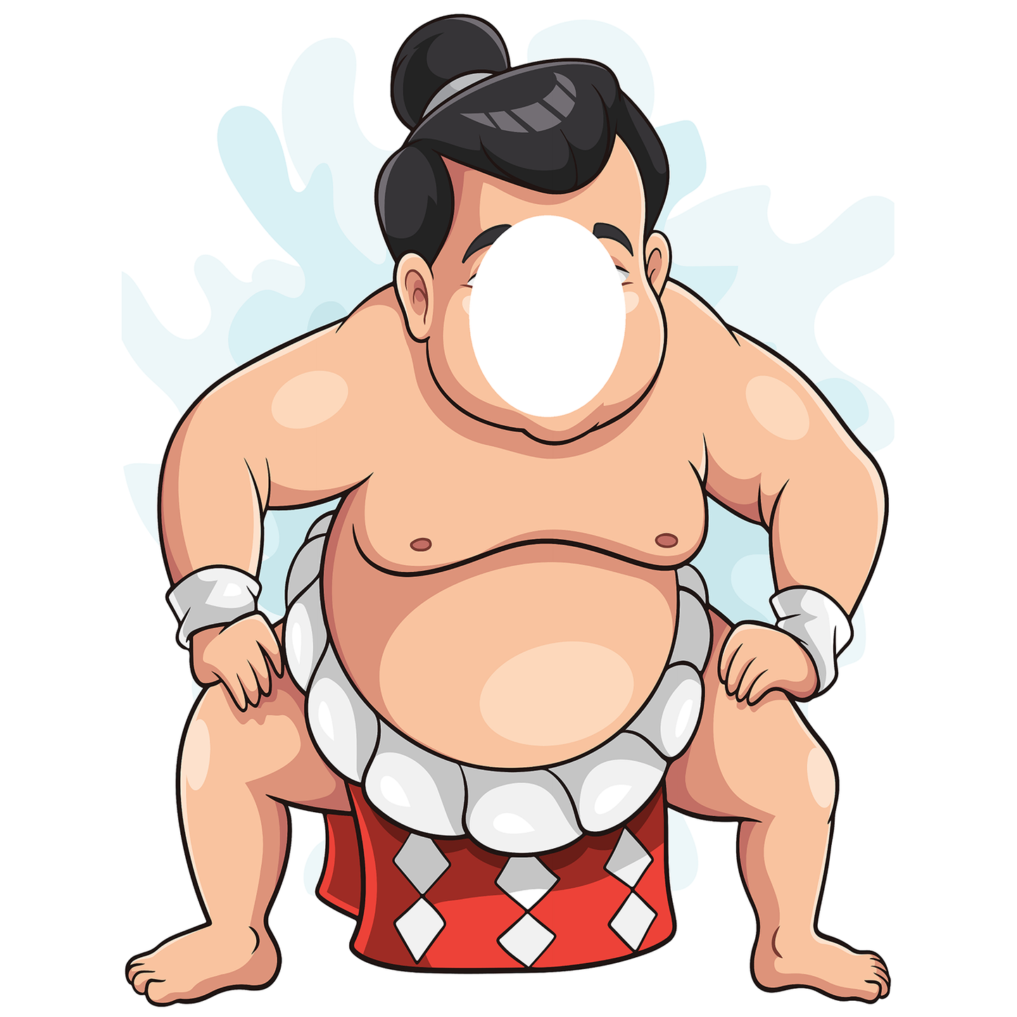 Sumo Wrestler Stand In Cardboard Cutout