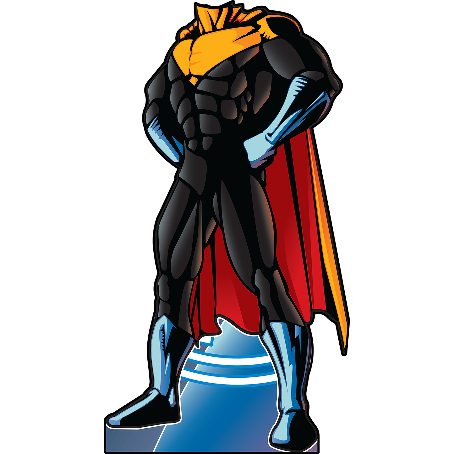 Super Hero Titan of Space and Time Stand In Cardboard Cutout