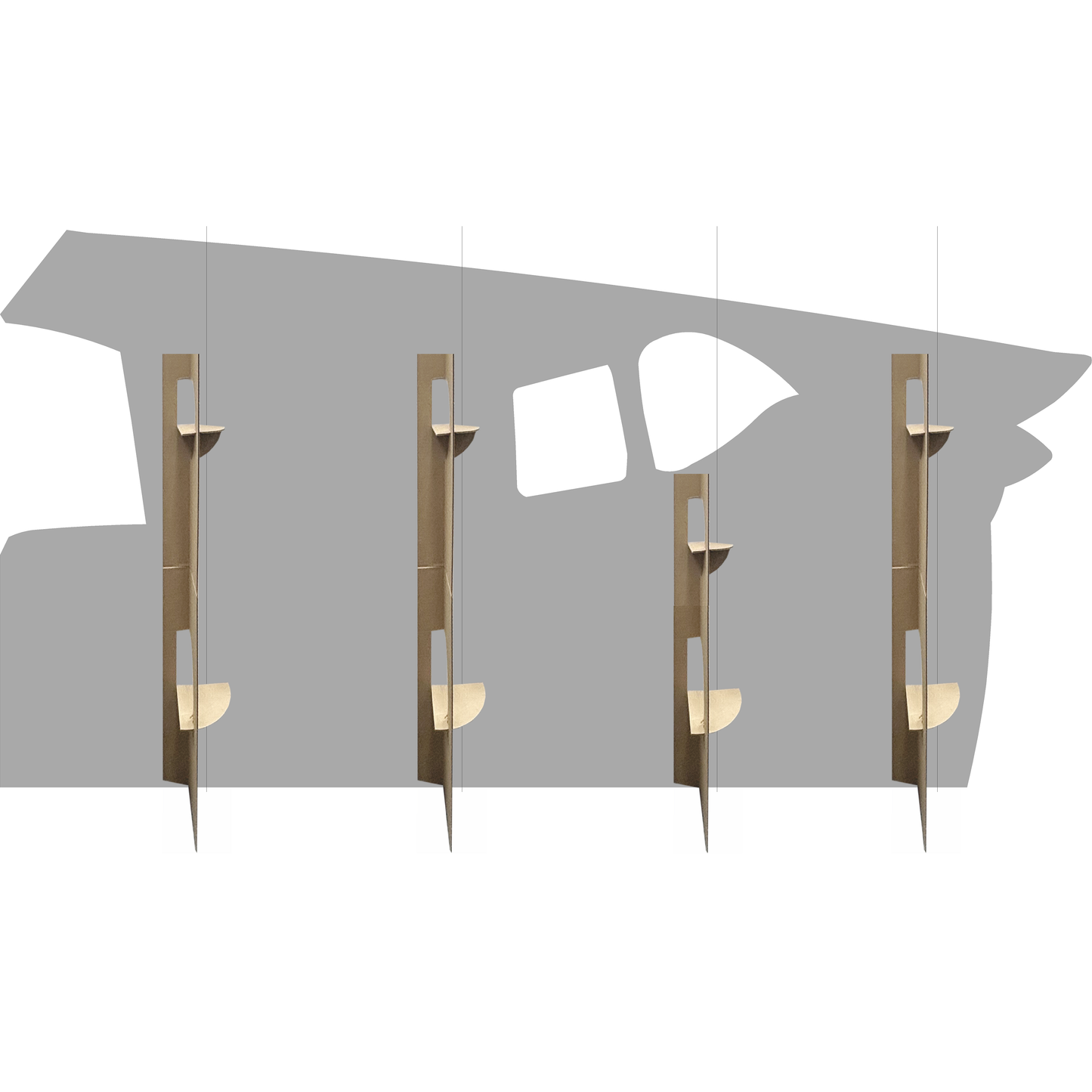 2 Seated Airplane Jet Pilot Aircraft Fly Stand In Cardboard Cutout