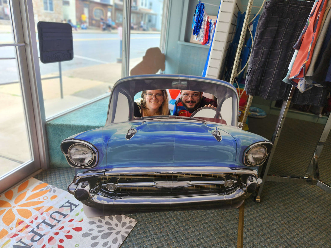 Kulpmont Thrift and Life Size Custom Cutouts: Inspiring Creativity with Matchbox Car Craft at the Car Cruise