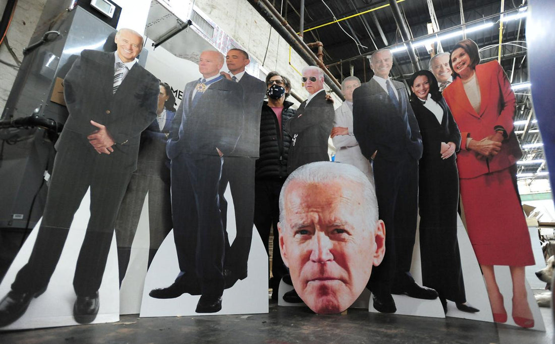 Biden/Harris cutouts big for Wilkes-Barre business